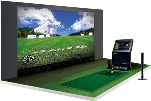 インドア練習・レッスン特化型シュミレーター「GOLFZON GDR PLUS」